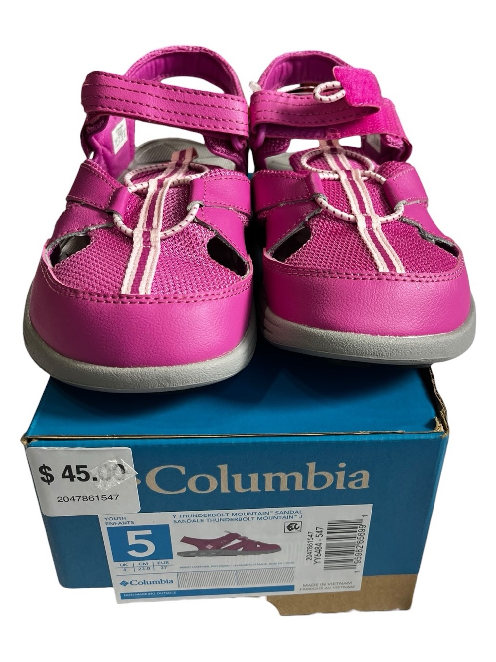 Columbia Youth Thunderbolt Mountain Sandal 5